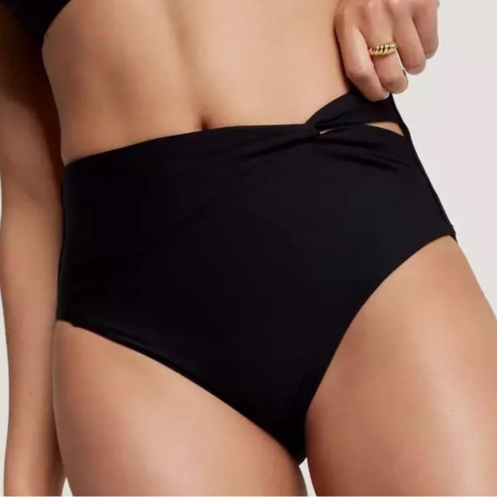 CALIA by Carrie Underwood Elegant Black Bikini Bottoms